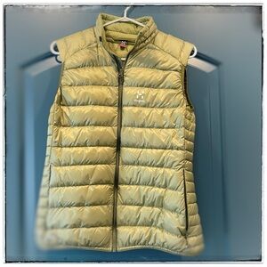Haglofs Lightweight Quilted Vest in Light Olive